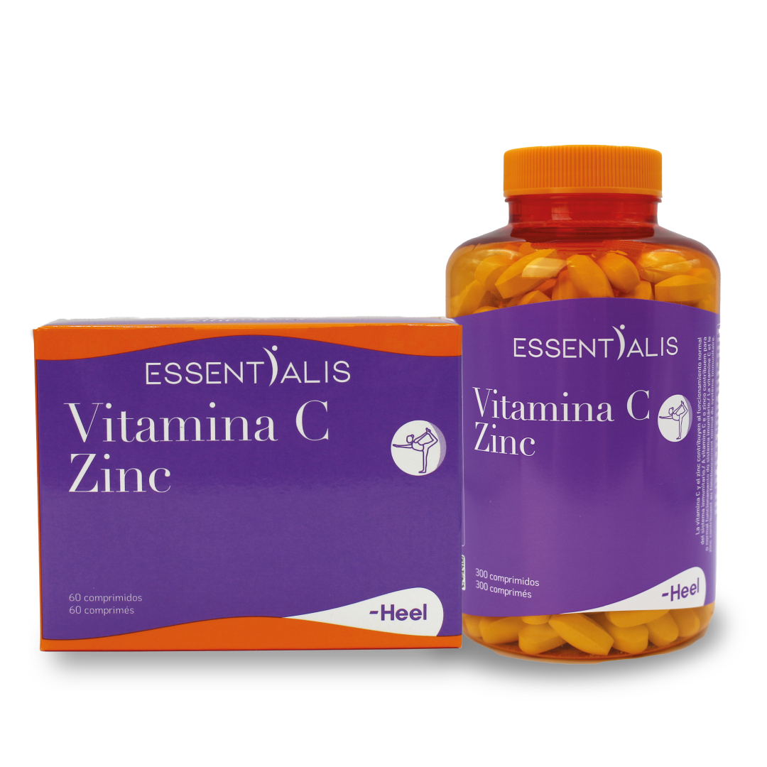 Caja y bote Vitamina C Zinc