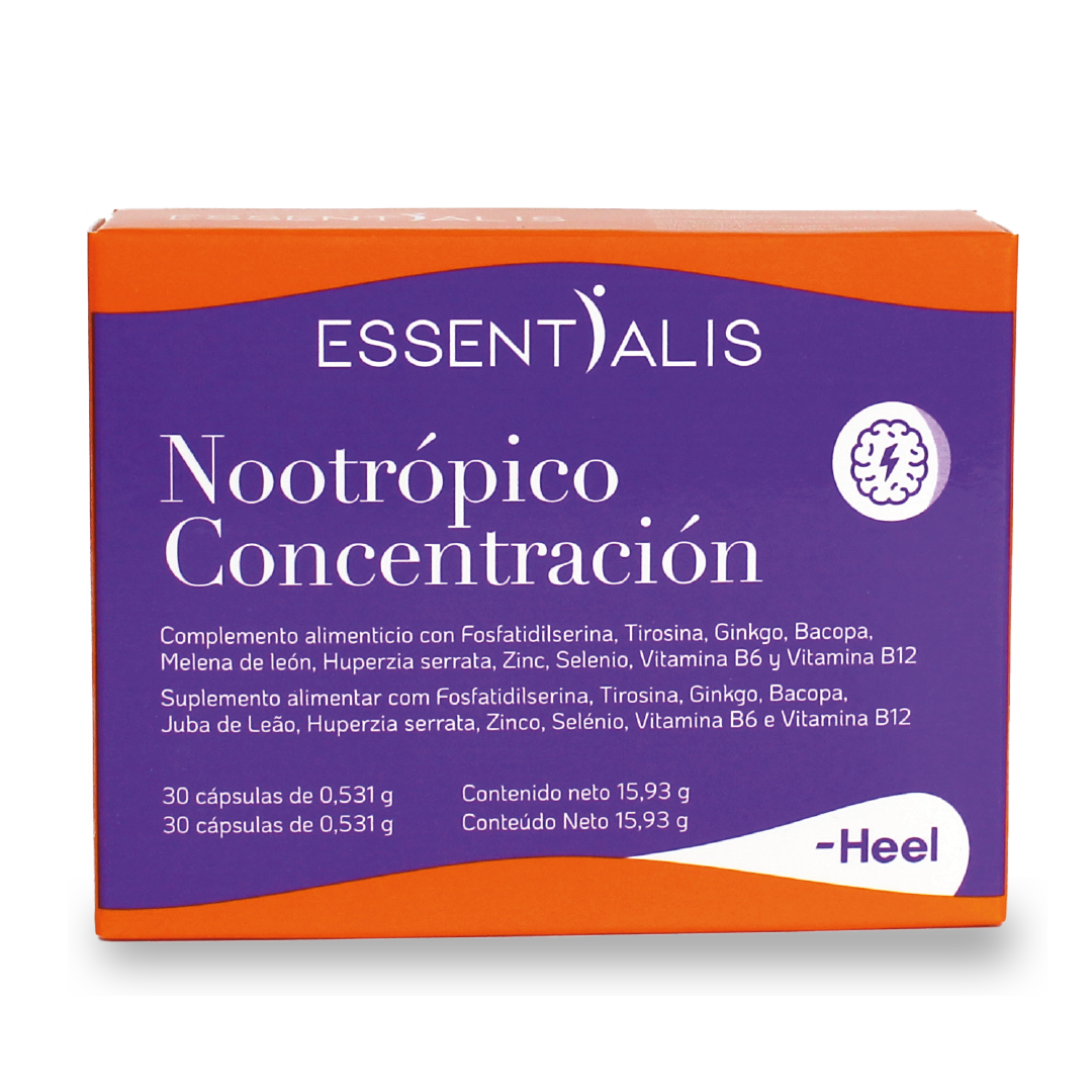 Caja de Essentialis Nootrópico Concentración